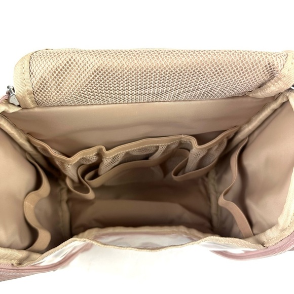 Bagsmart Atlas Hanging Organizer Makeup Toiletry Travel Case Pale Pink Rose New - Picture 9 of 14